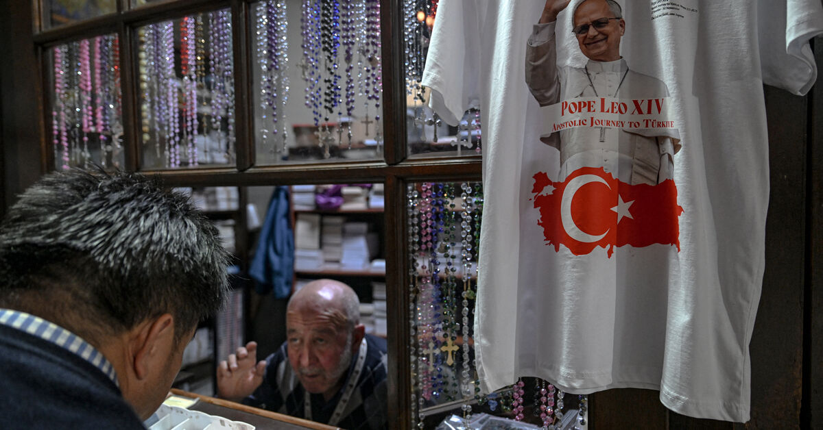 Pope Leo lands in Turkey on first foreign visit