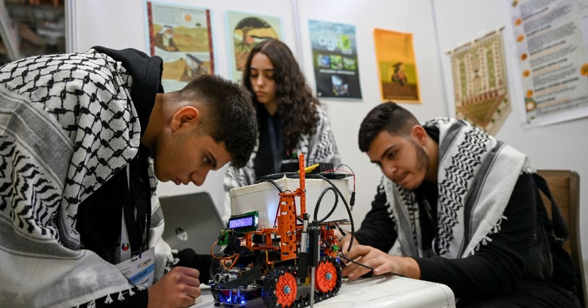 Big dreams for Palestinian teens at Singapore robot fest