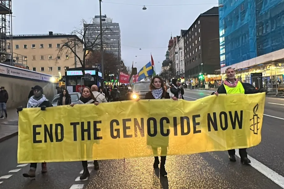 Protesters rally in Stockholm against Israel’s actions in Gaza – Middle East Monitor