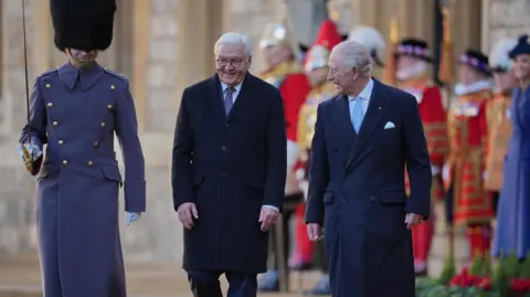 Reuters President Steinmeier with King Charles in Windsor