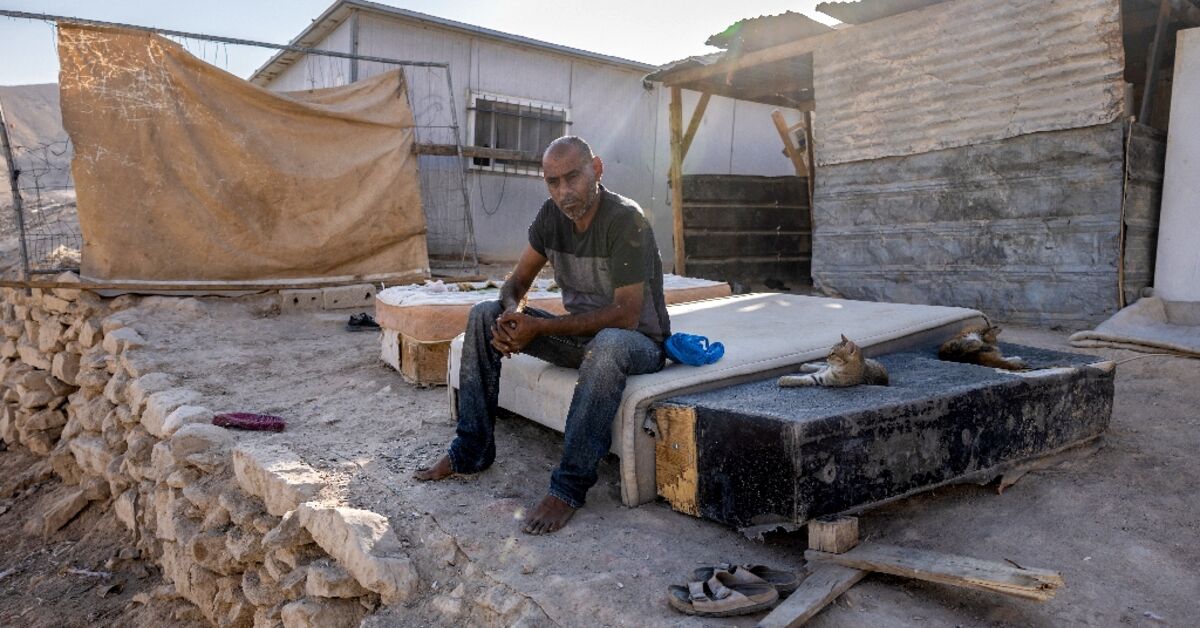 ‘Land without laws’: Israeli settlers force Bedouins from West Bank community
