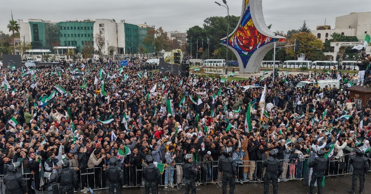 Tens of thousands celebrate as Syria marks one year since Assad’s ouster