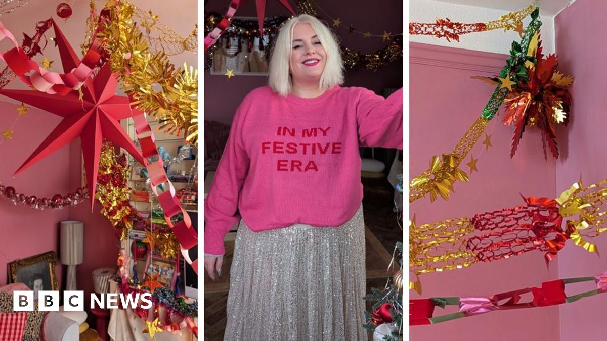 Why tinsel and colourful Christmas lights are on trend again