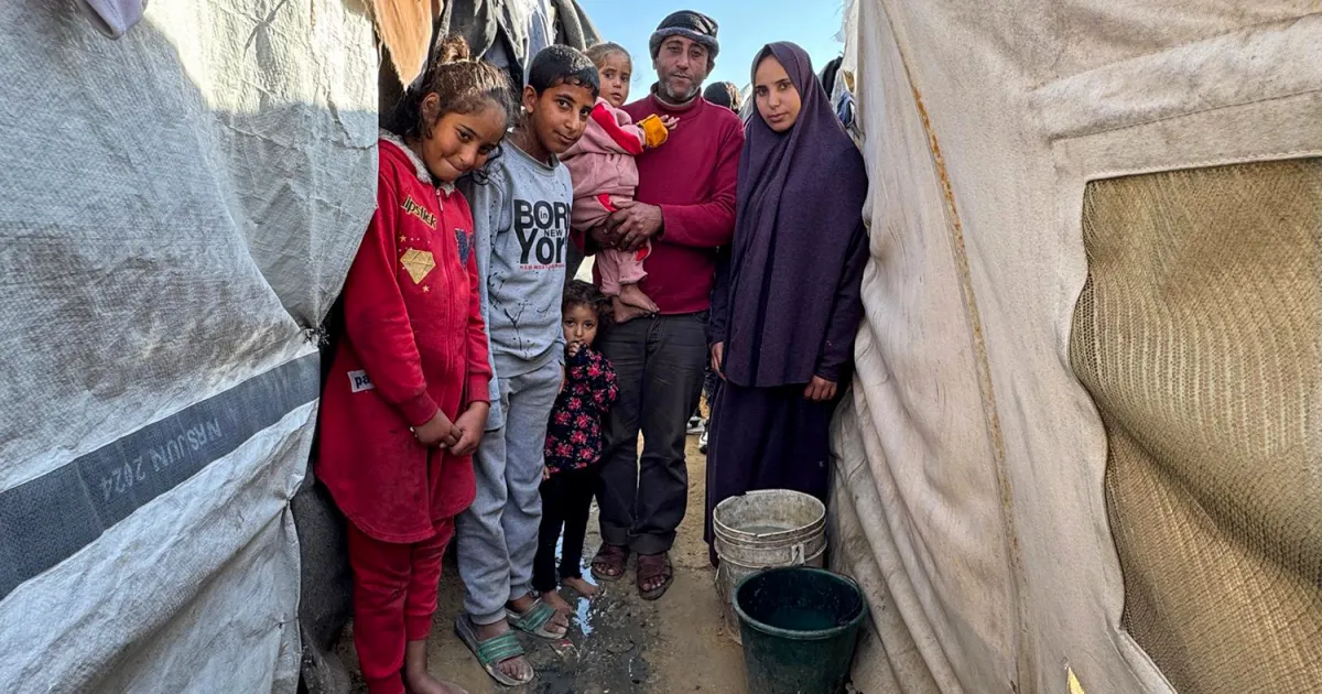 Displaced Gaza families struggle as winter storm hits | Israel-Palestine conflict News