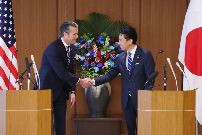 Japan, U.S. defense ministers share serious concern about China’s actions