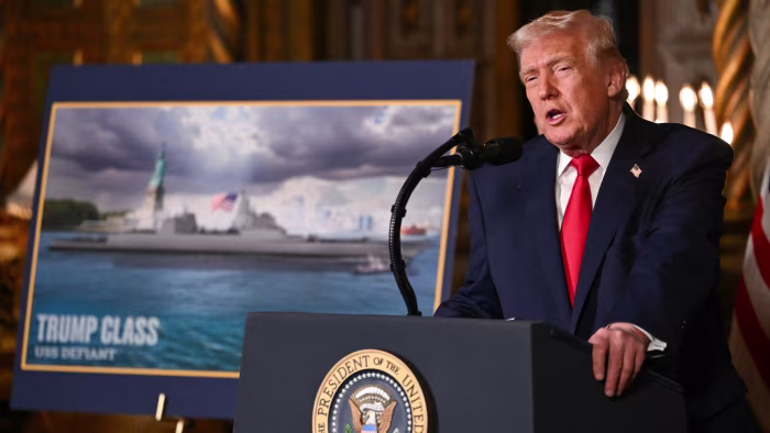 Donald Trump announces ‘Trump-class’ battleships for US Navy’s ‘Golden Fleet’