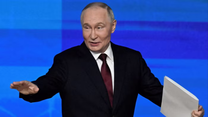 Putin claims Ukraine is ‘on the retreat’