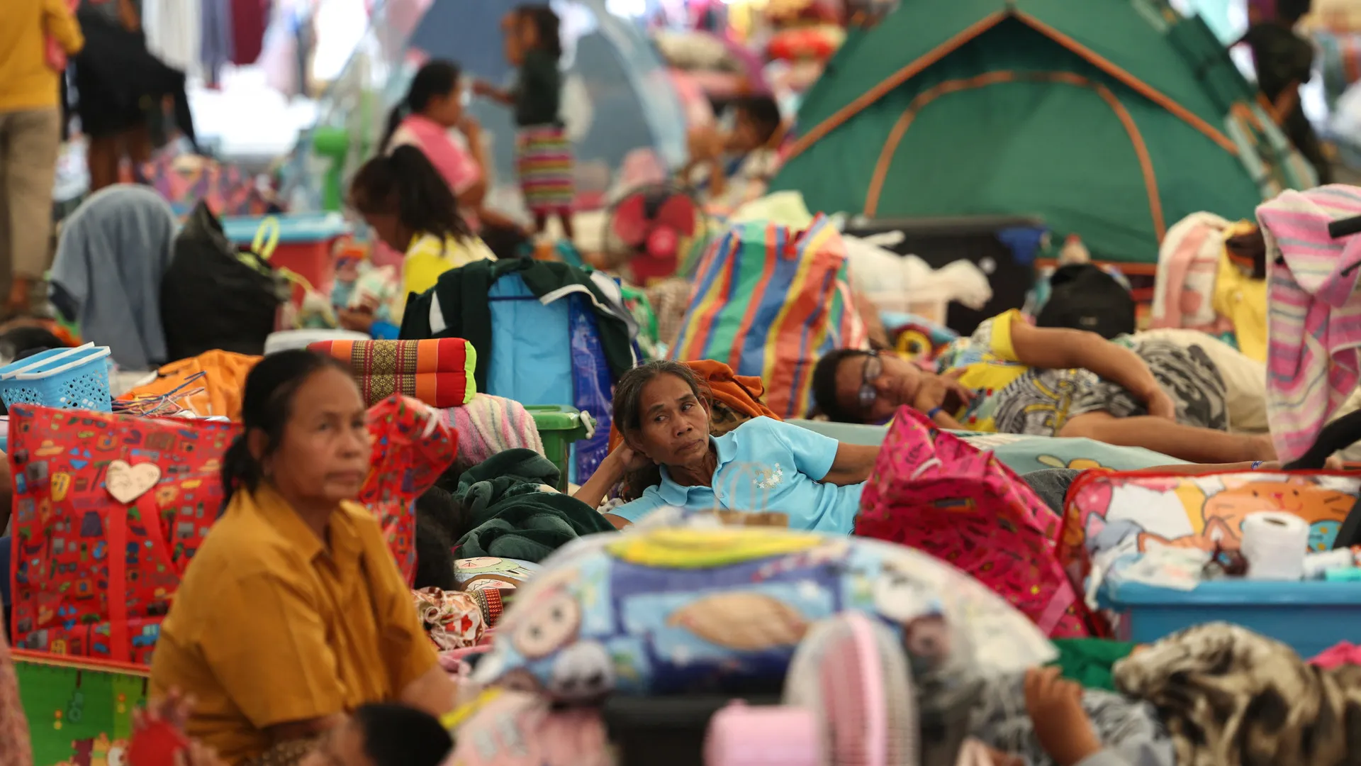 Thousands displaced by Thailand-Cambodia dispute find safety at shelter | Border Disputes