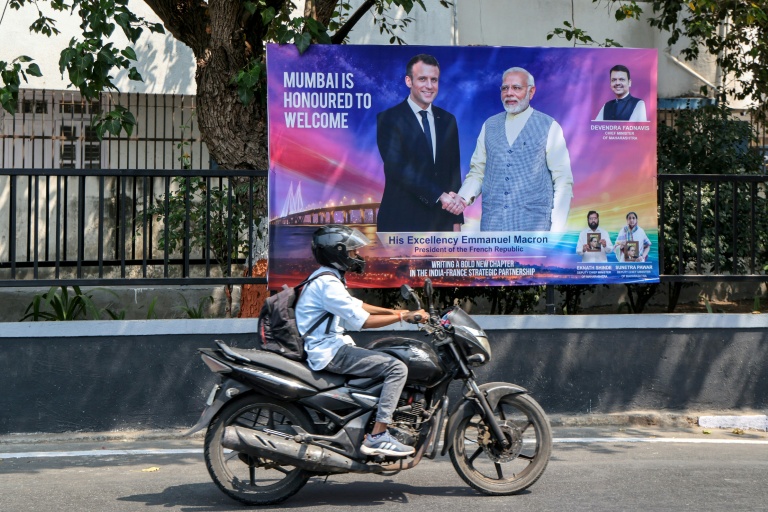 France and India hail growing ties as Modi hosts Macron