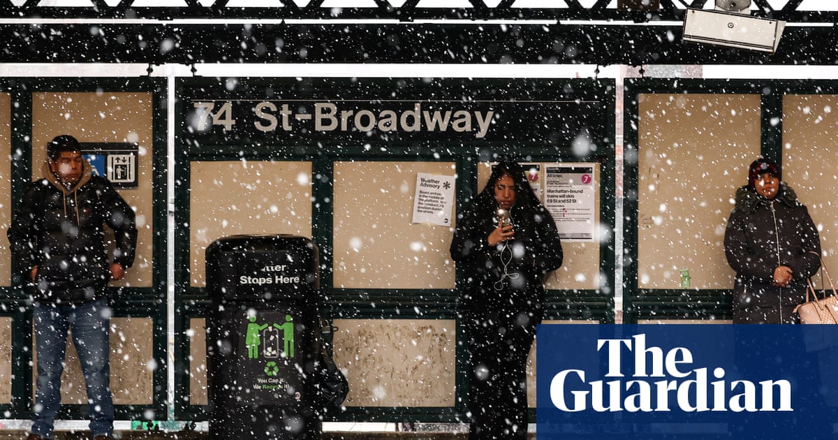 Zohran Mamdani orders travel ban in New York as US north-east braces for heavy snow amid blizzard warnings | US weather