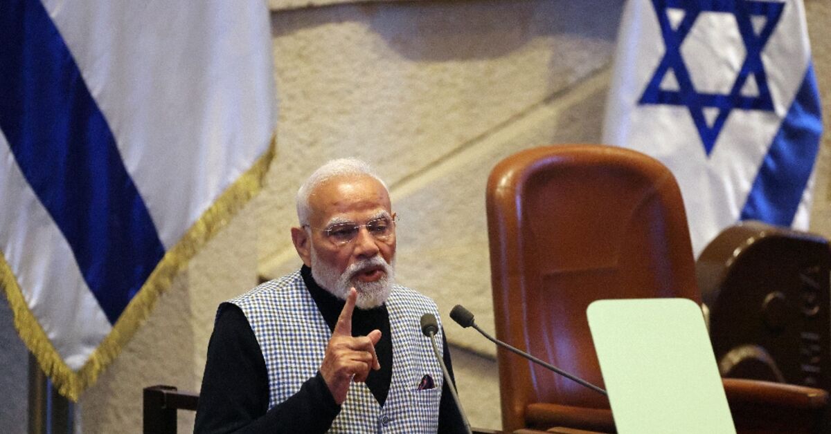 Modi says India stands ‘firmly’ with Israel during visit