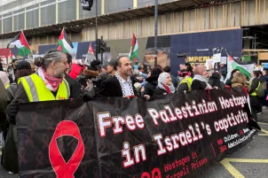 More than 100,000 march in support of Palestine and in rejection of the Trump-led ‘Peace Council’
