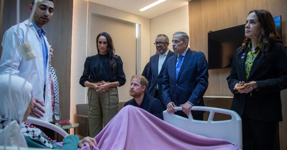 Harry and Meghan meet Syrian refugees, Palestinian children in Jordan