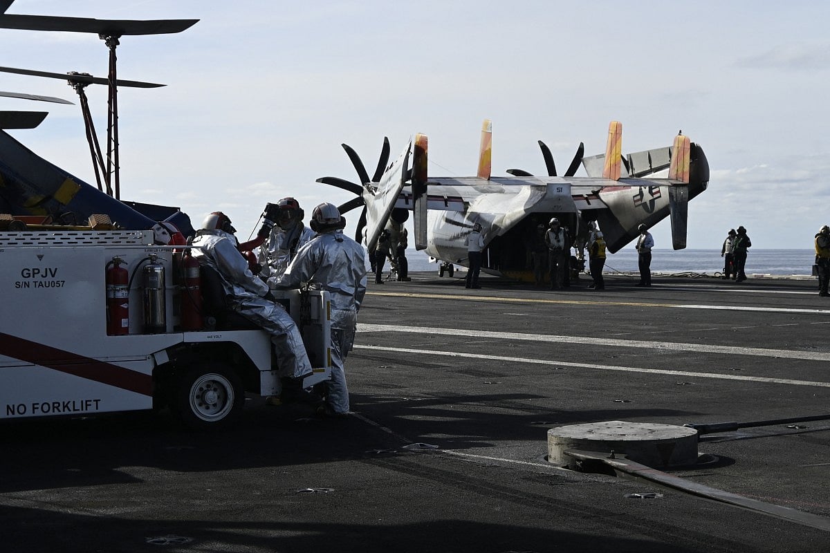 ‘Sewage crisis’ hits USS Gerald Ford aircraft carrier: report