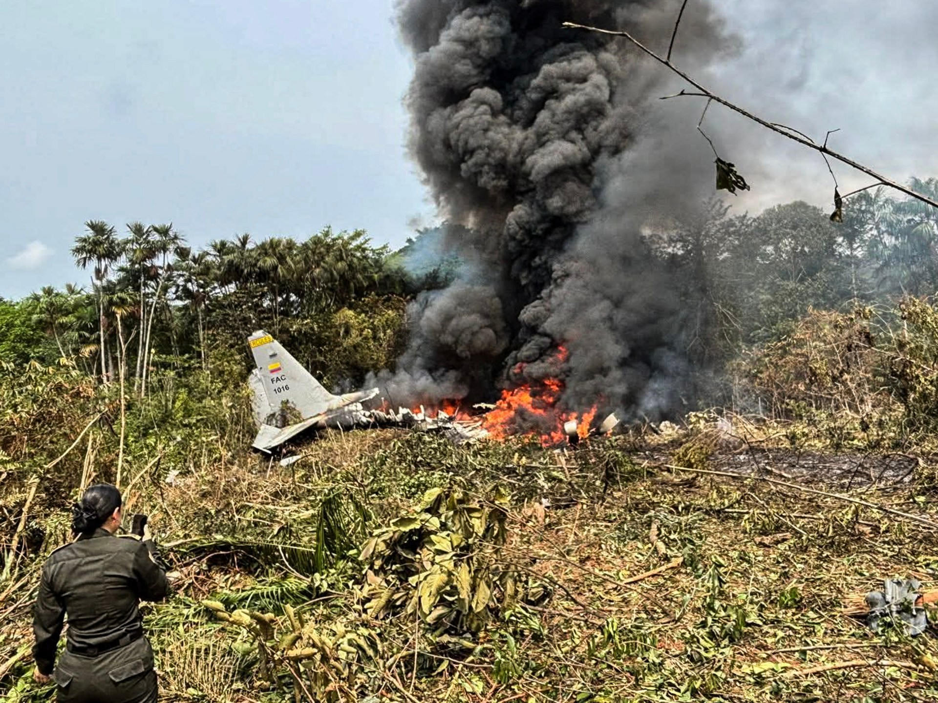 Colombian military plane crash kills at least 66, wounds dozens | Military News