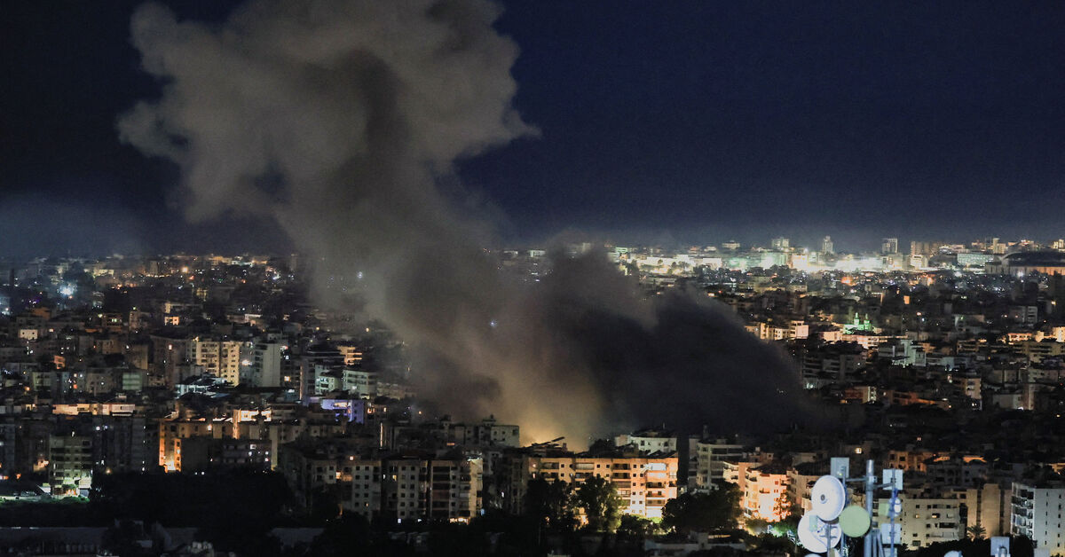 Israeli airstrikes pound Beirut suburb, Hezbollah warns Israelis