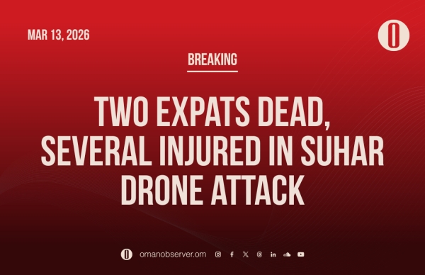 Two expats dead, several injured in Suhar drone attack