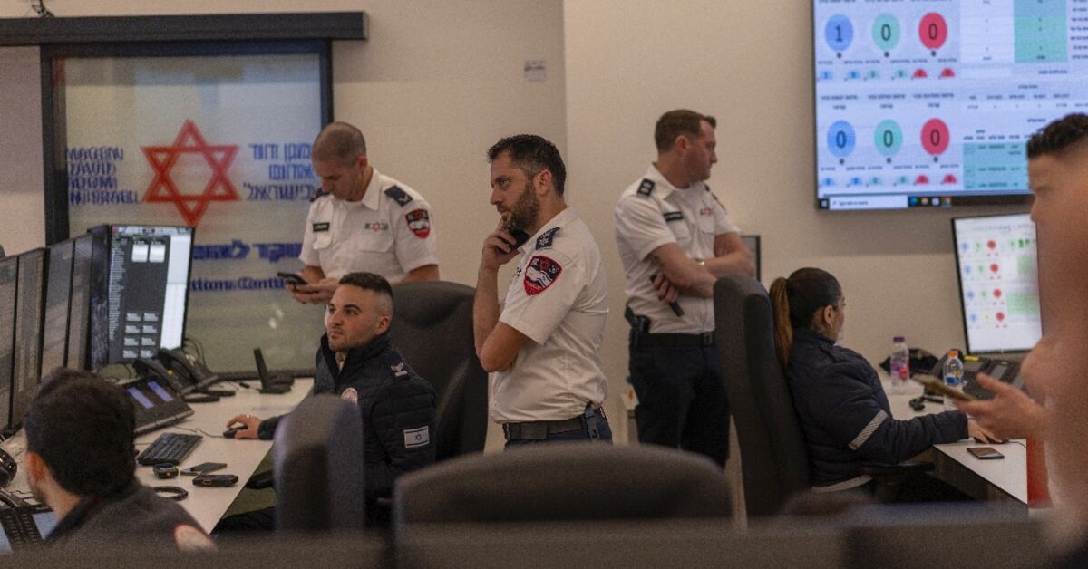 Israeli first responders on ‘maximum alert’ under Iran missile fire