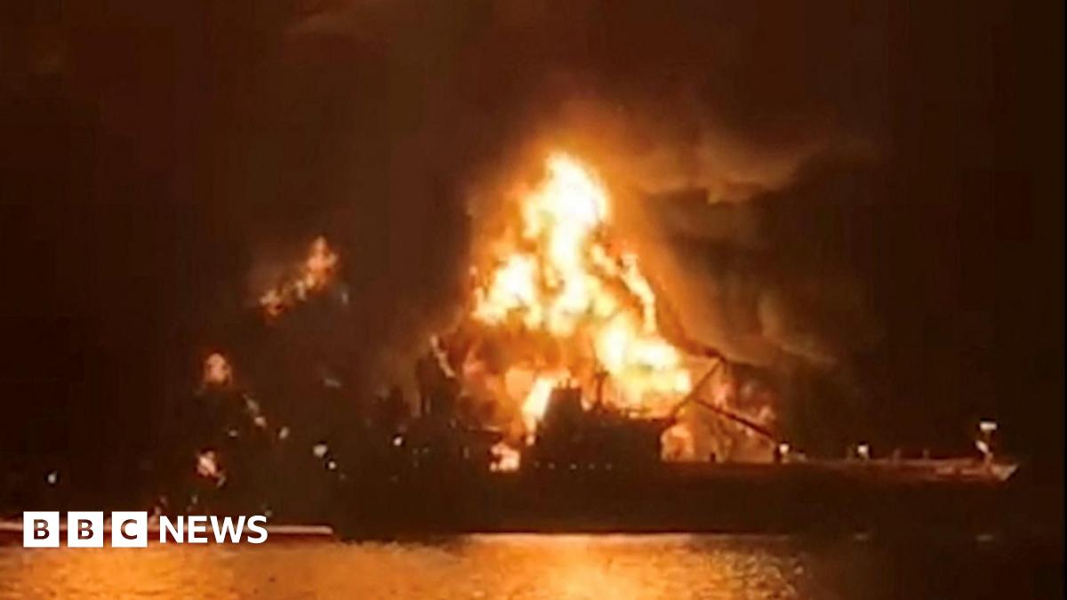 Oil price reaches $100 as new attacks reported on three cargo ships in Gulf – follow live