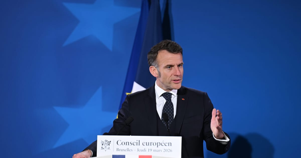 France exploring UN route to unblock Strait of Hormuz, Macron says – POLITICO