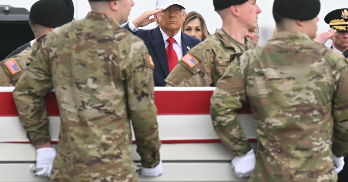 Trump attends return of first US troops killed in Iran war