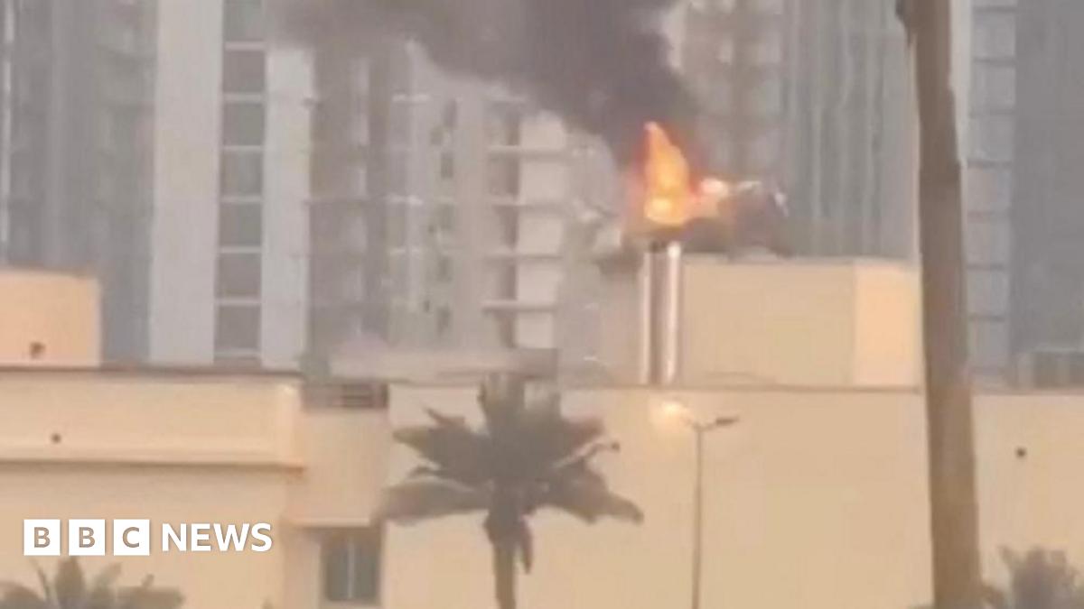 US embassy in Baghdad hit by strike as Trump says military targets ‘obliterated’ on Iran’s key oil island – follow live