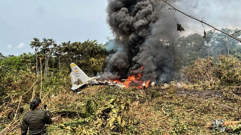 At least 8 dead, 83 injured as Colombian military plane crashes on takeoff