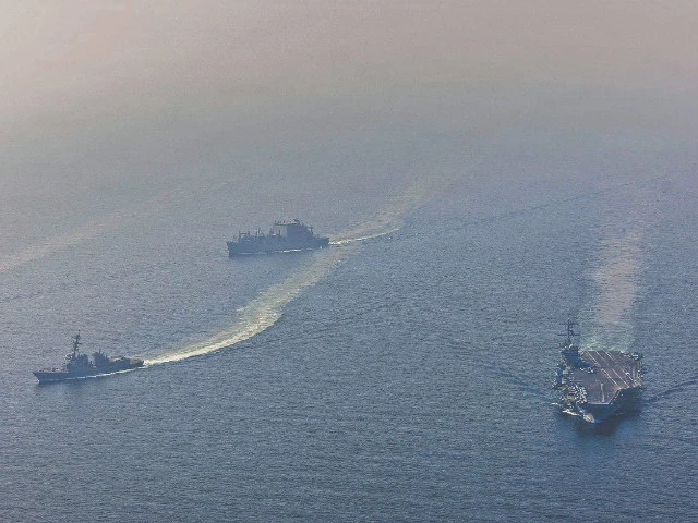 USS Abraham Lincoln moves farther from Iran after reported drone threats