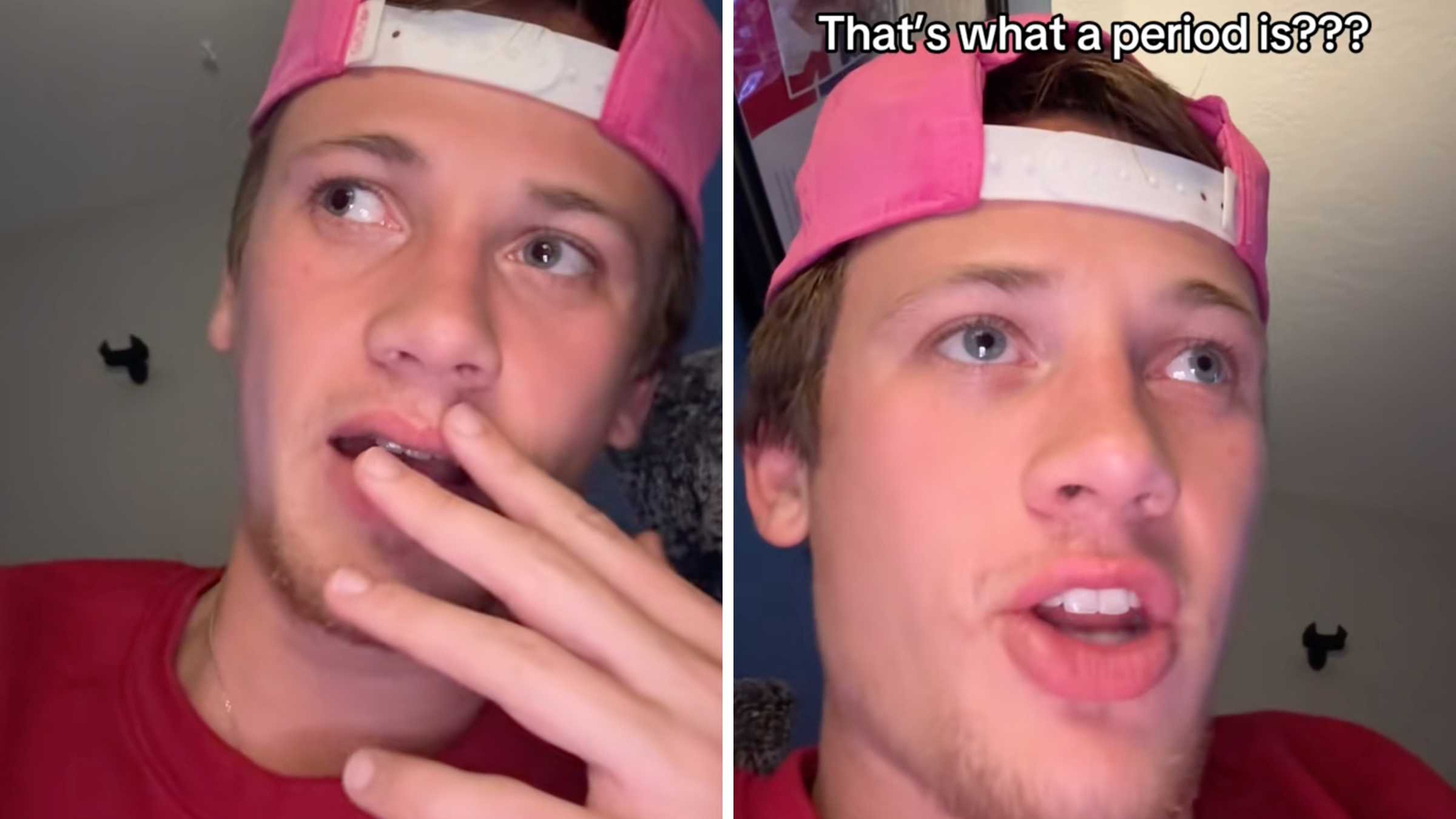 TikToker Reacts With Horror And Newfound Respect After Girlfriend Teaches Him About Periods