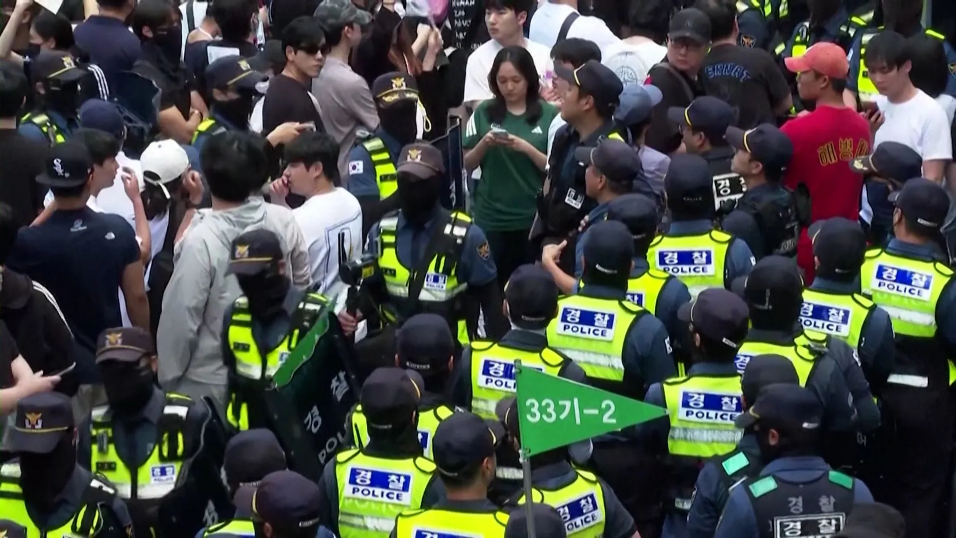 South Korean police break up 35-hour polling station protest | News