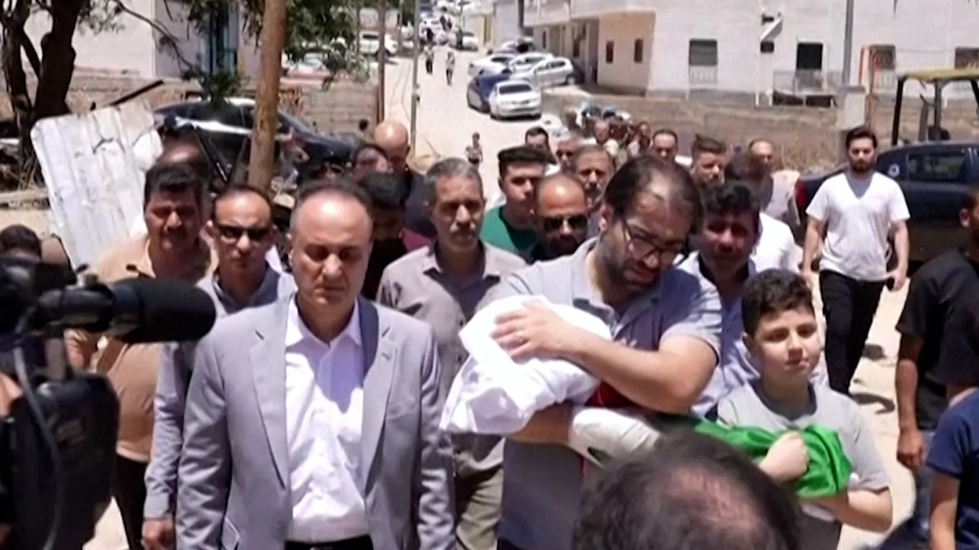 Palestinian father buries baby killed by Israeli gunfire in West Bank | Newsfeed