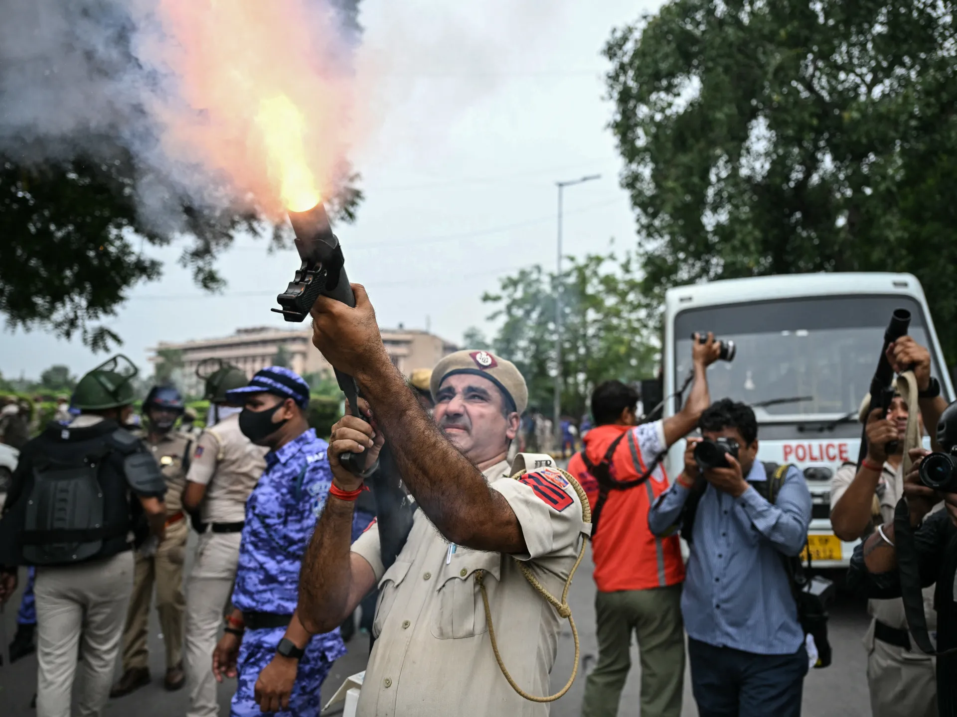 Police attack Cockroach activists as thousands march on Indian parliament | Protests News